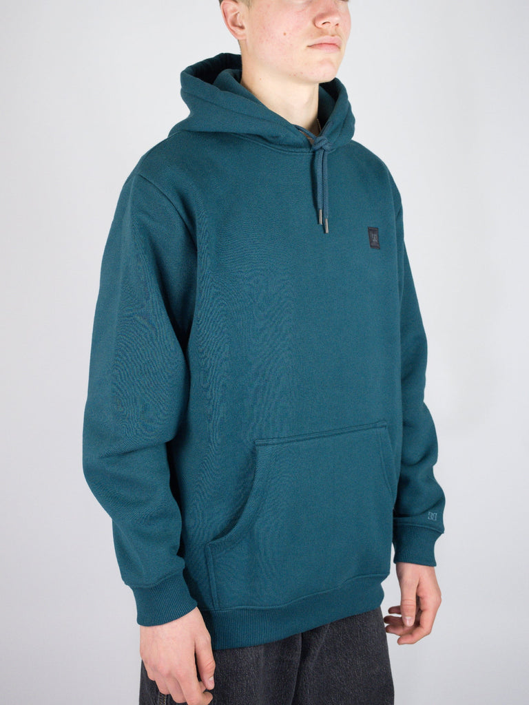 Dc shoes - 1994 heavyweight hoodie - deep teal blue grind supply company uk