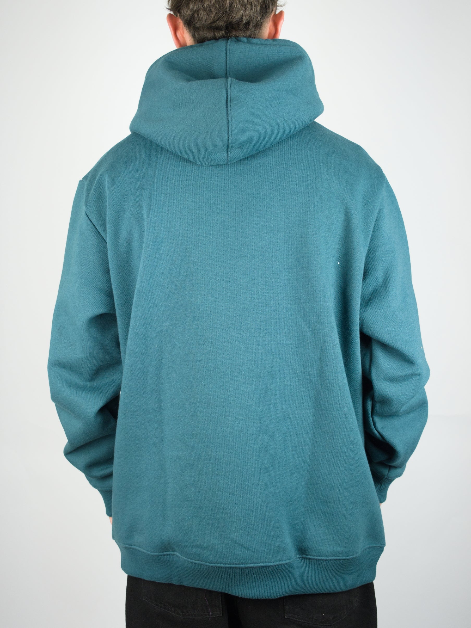 Dc shoes - 1994 heavyweight hoodie - deep teal blue