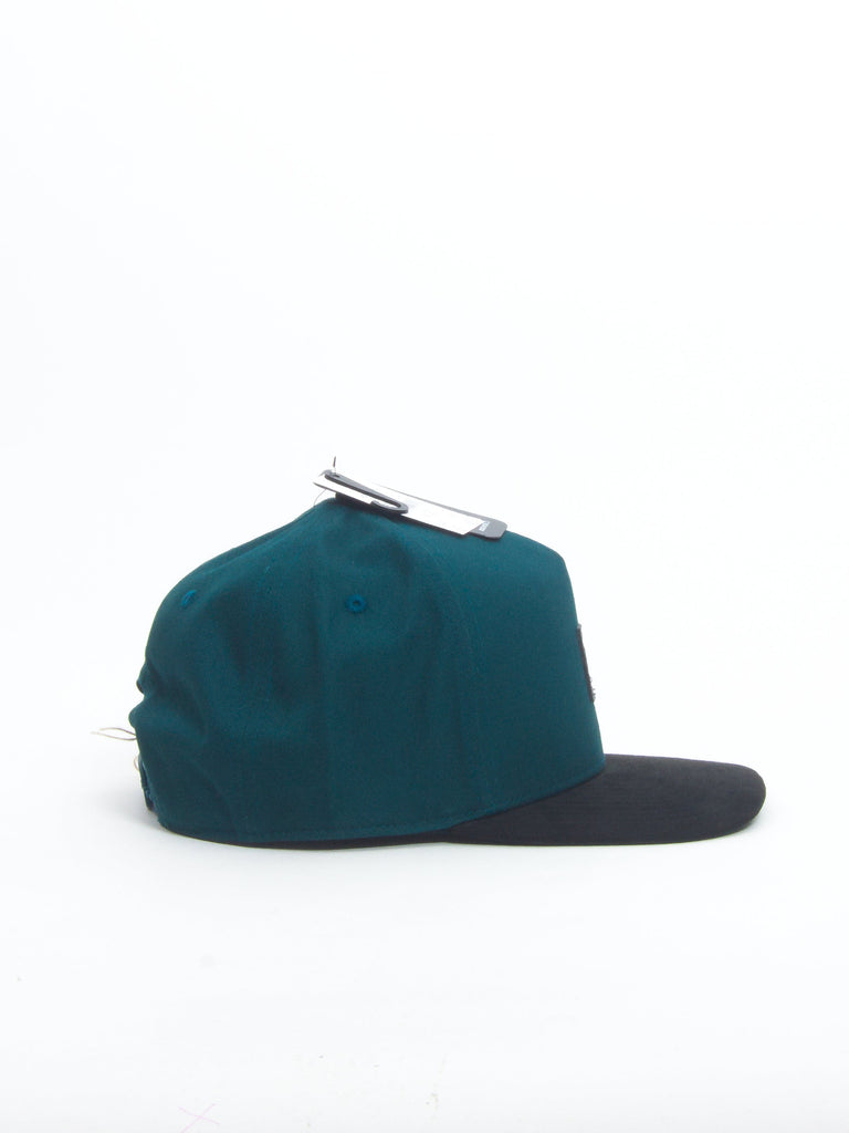Dc shoes - brackers 5 panel snap back - black / deep teal - cap