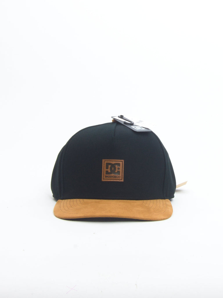 Dc shoes - brackers 5 panel snap back - black / tan - cap