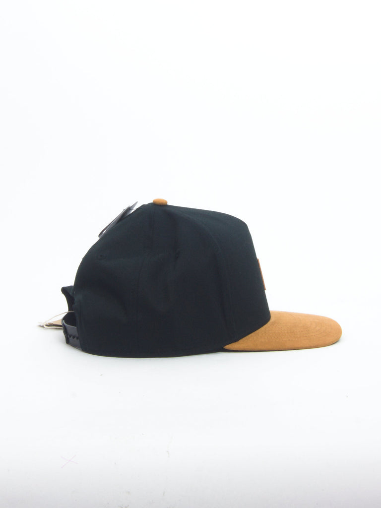 Dc shoes - brackers 5 panel snap back - black / tan - cap