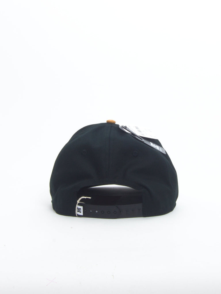 Dc shoes - brackers 5 panel snap back - black / tan - cap