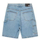 Dc shoes carpenter 22’’ denim shorts for men light wash blue