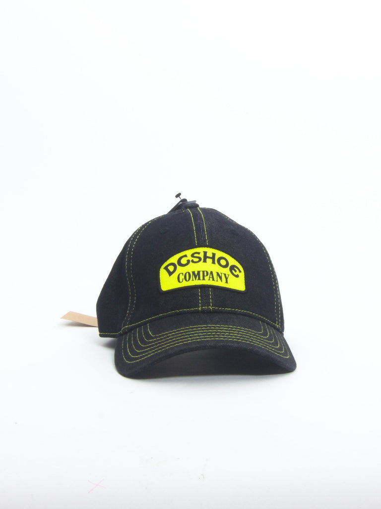 Dc shoes - enduro denim strap back 6 panel cap - black / yellow