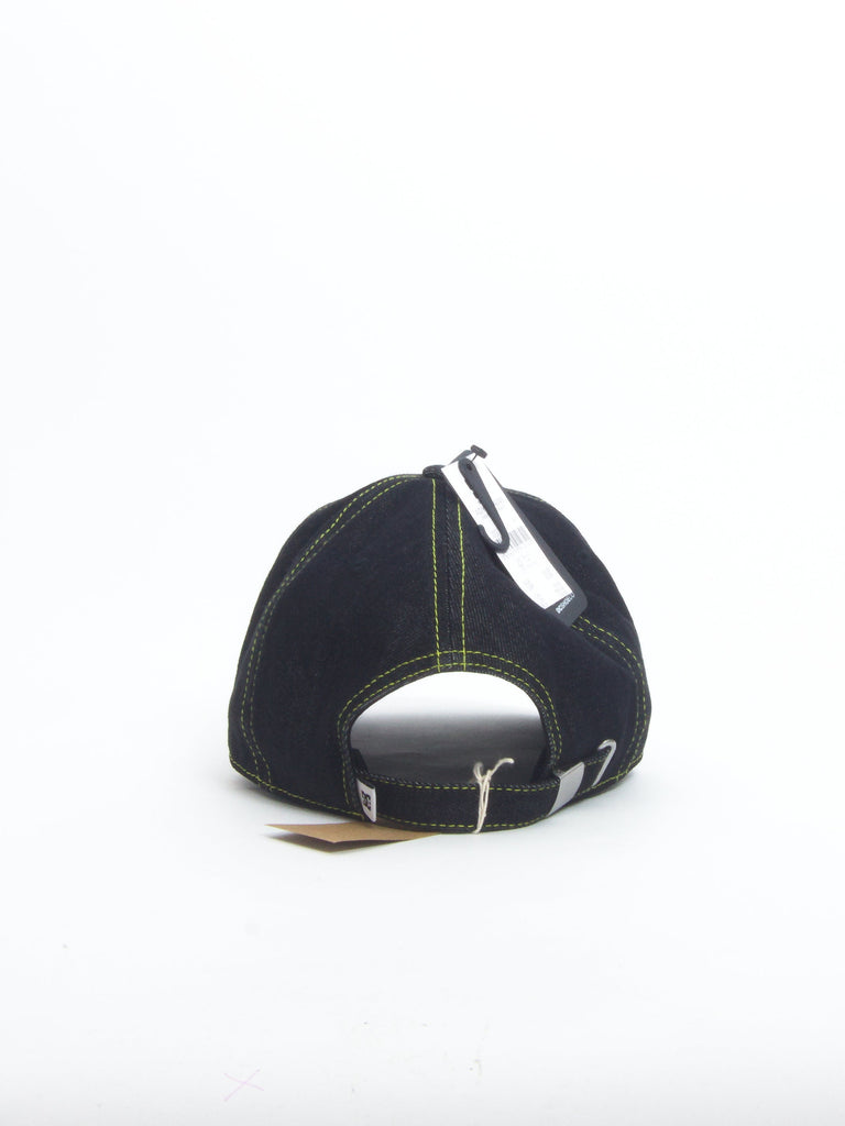 Dc shoes - enduro denim strap back 6 panel cap - black / yellow