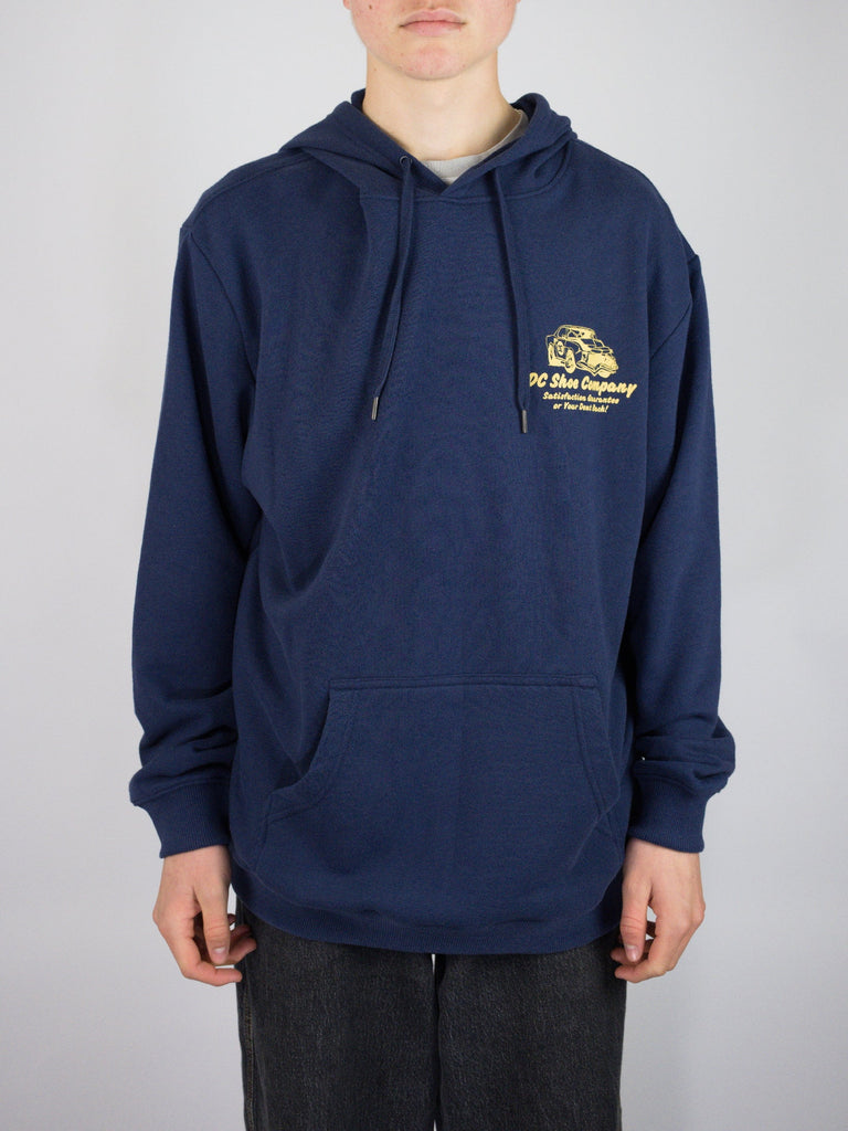 Dc shoes - fix up pull over hoodie - dress blue grind supply company uk