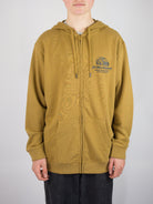 Dc shoes - fix up zip through hoodie - medal bronze
