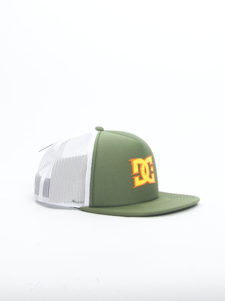 Dc shoes - gas station trucker cap - deep lichen green