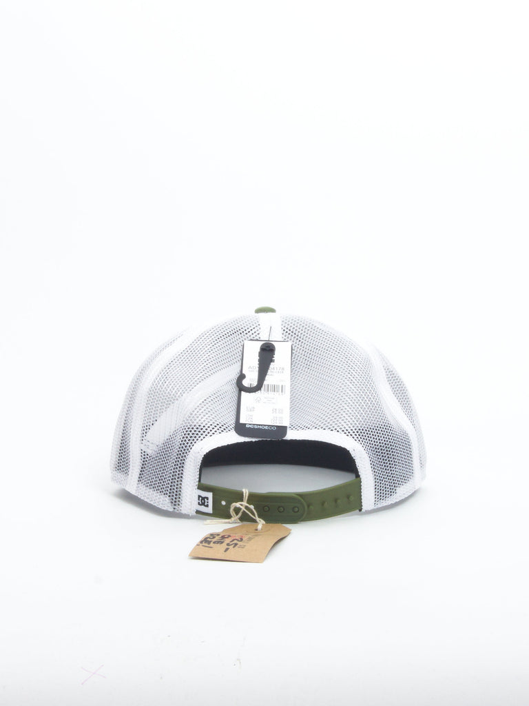 Dc shoes - gas station trucker cap - deep lichen green