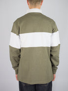 Dc shoes - half time long sleeve polo shirt - vetiver green