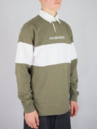 Dc shoes - half time long sleeve polo shirt - vetiver green