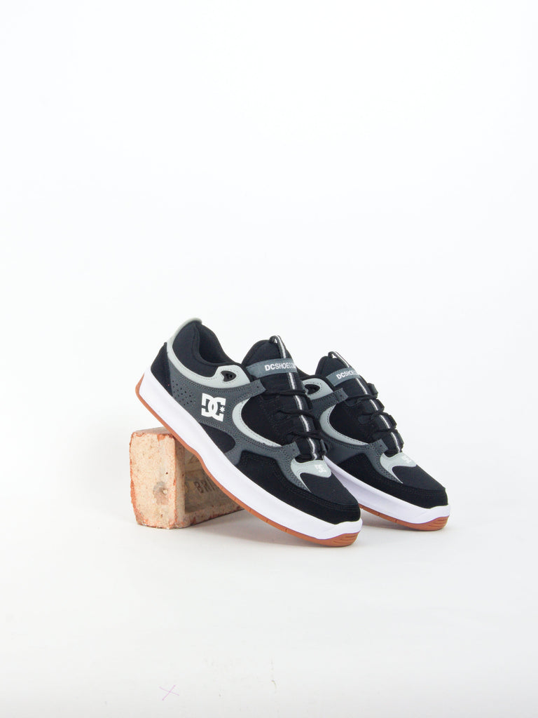Dc shoes - kalynx zero skate - grey black white footwear grind supply company uk