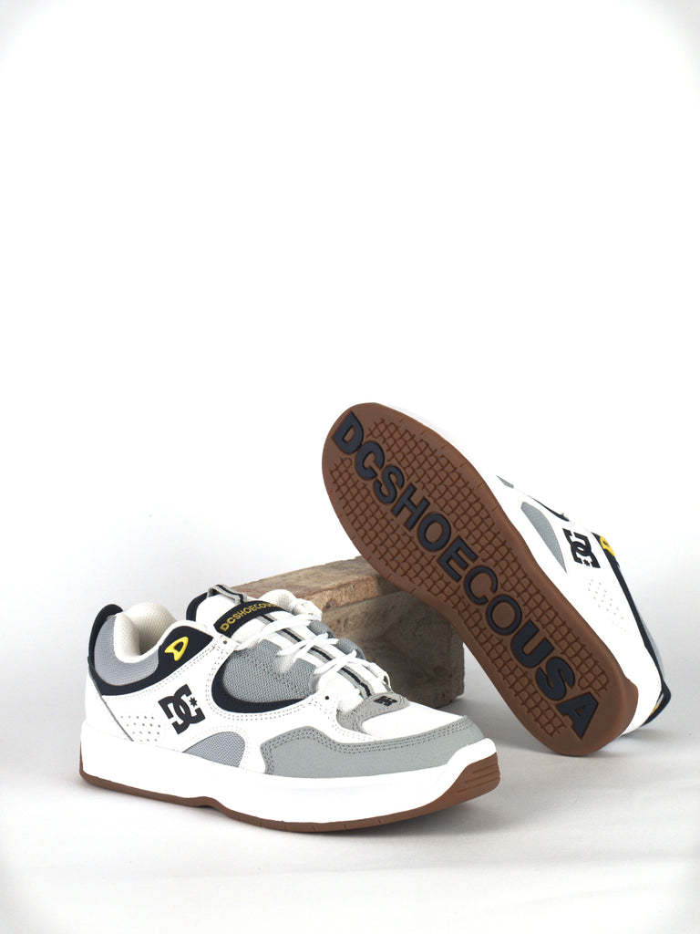 Dc Shoes - Kalynx Zero - White / Grey - Skate Footwear Fast Shipping - Grind Supply Co - Online Skateboard Shop