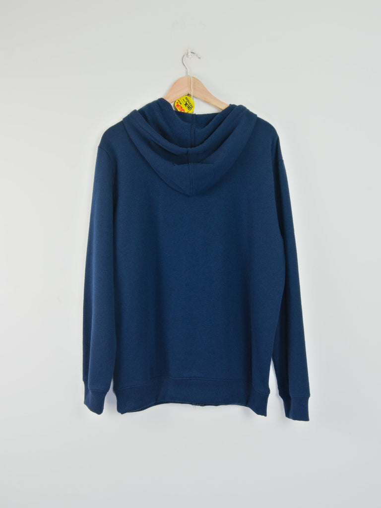 Dc shoes - label it zip through hoodie – navy blue grind supply company uk