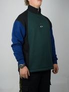 Dc shoes - maestro 1/4 zip fleece sweatshirt - ponderosa pine