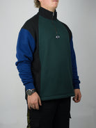 Dc shoes - maestro 1/4 zip fleece sweatshirt - ponderosa pine