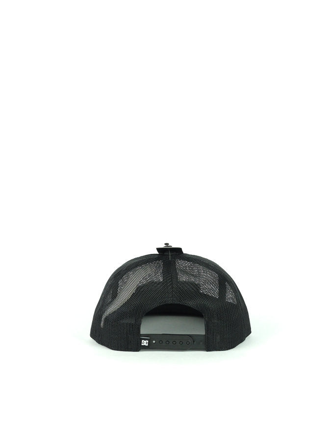 Dc shoes meshed up snapback black from grind supply black snapback cap