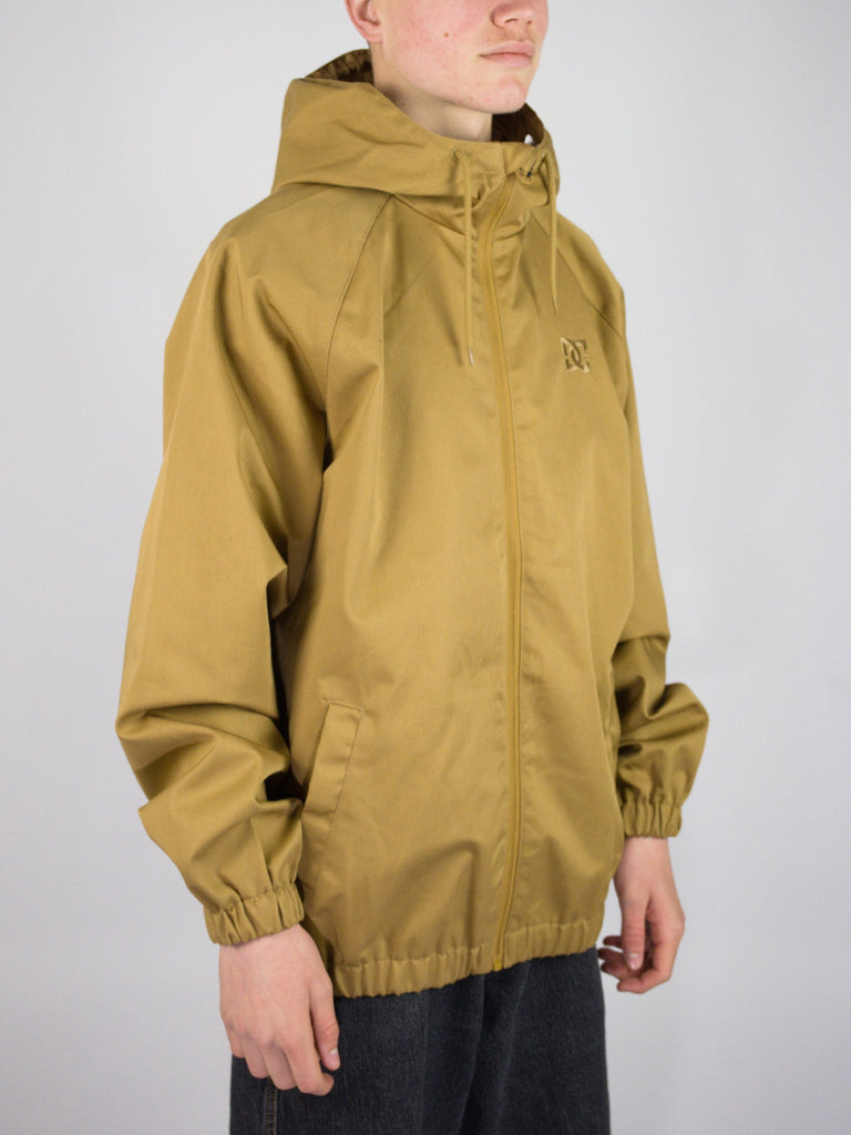 Dc shoes - navigator light water proof jacket - bronze brown jackets grind supply company uk