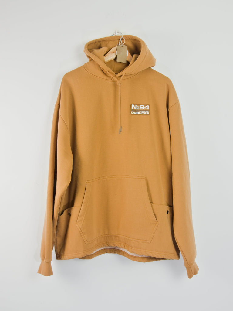Xl dc shoes - no94 worker hoodie - chipmunk brown last one extra large grind supply company uk