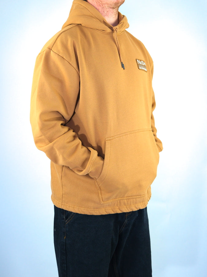 Xl dc shoes - no94 worker hoodie - chipmunk brown last one extra large grind supply company uk