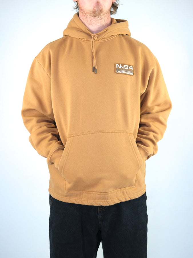 Xl dc shoes - no94 worker hoodie - chipmunk brown last one extra large grind supply company uk