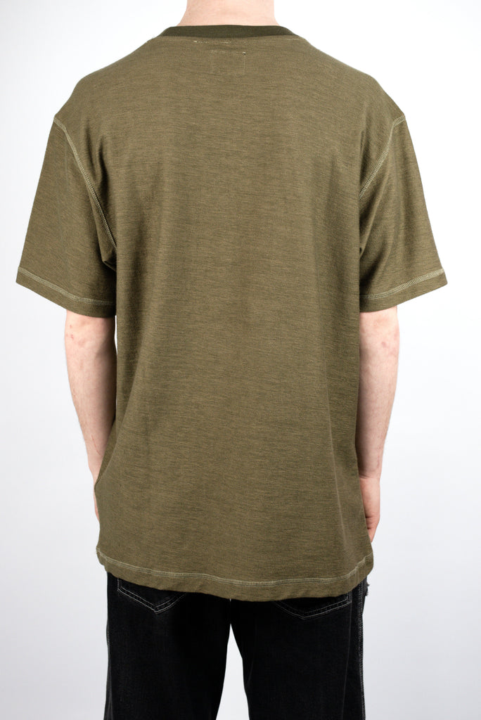 Xl dc shoes - sediment terry cloth tee shirt - ivy green xl last one t grind supply company uk