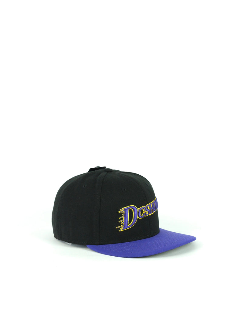 Black baseball cap with purple brim featuring Dbacks logo in Showtime Empire Snapback