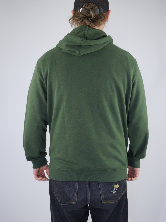 Dc shoes - star pull over hoodie - dark green grind supply company uk