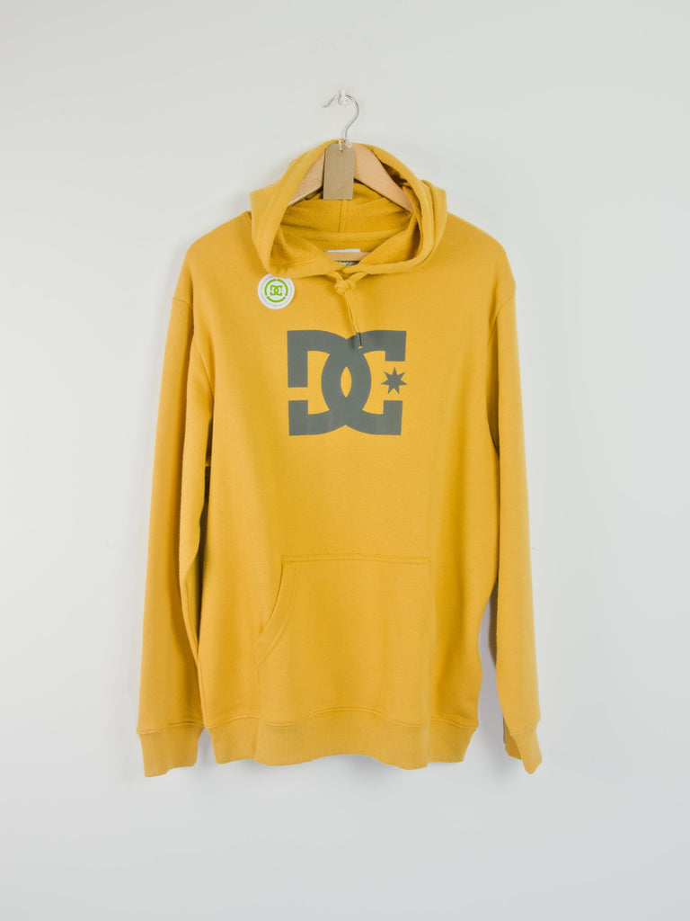 Dc shoes - star pull over hoodie - yellow grind supply company uk