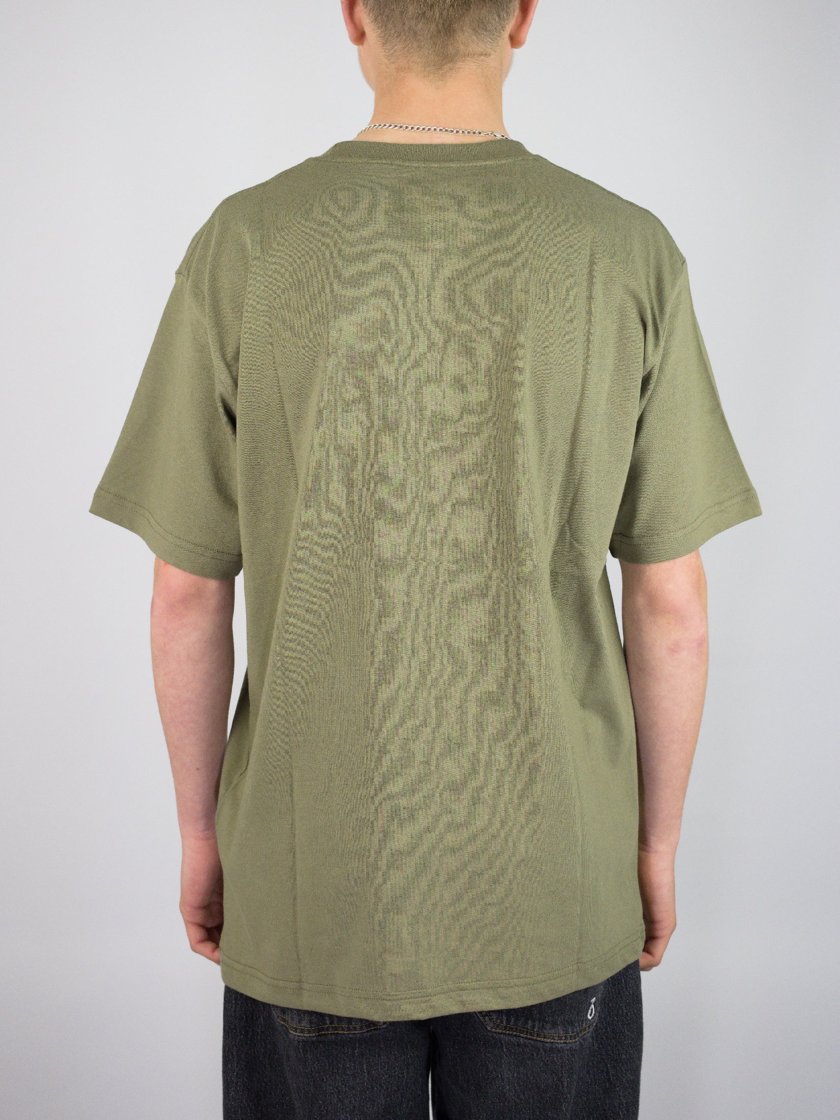 Dc shoes - star tee shirt - deep lichen green