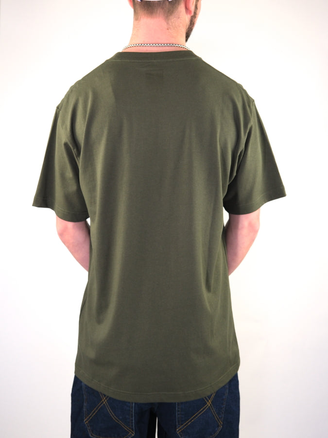 Dc shoes - star tee shirt - forest green / black grind supply company uk