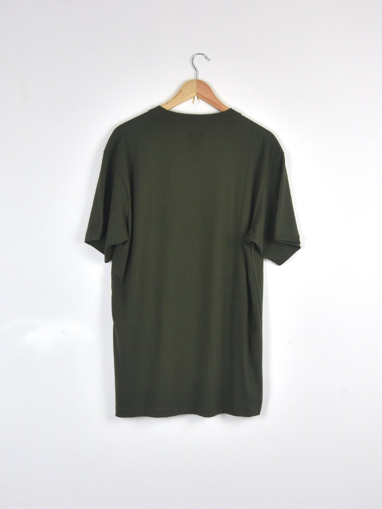 Dc shoes - star tee shirt - forest green / black grind supply company uk