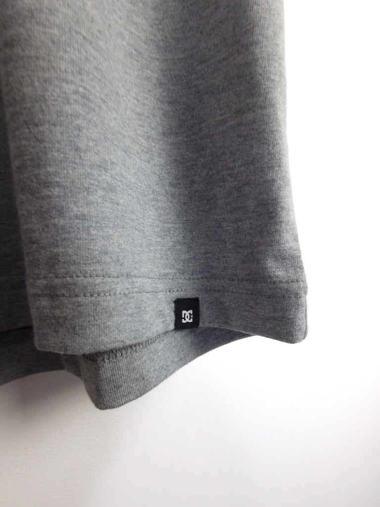 Dc shoes - star tee shirt - heather grey grind supply company uk