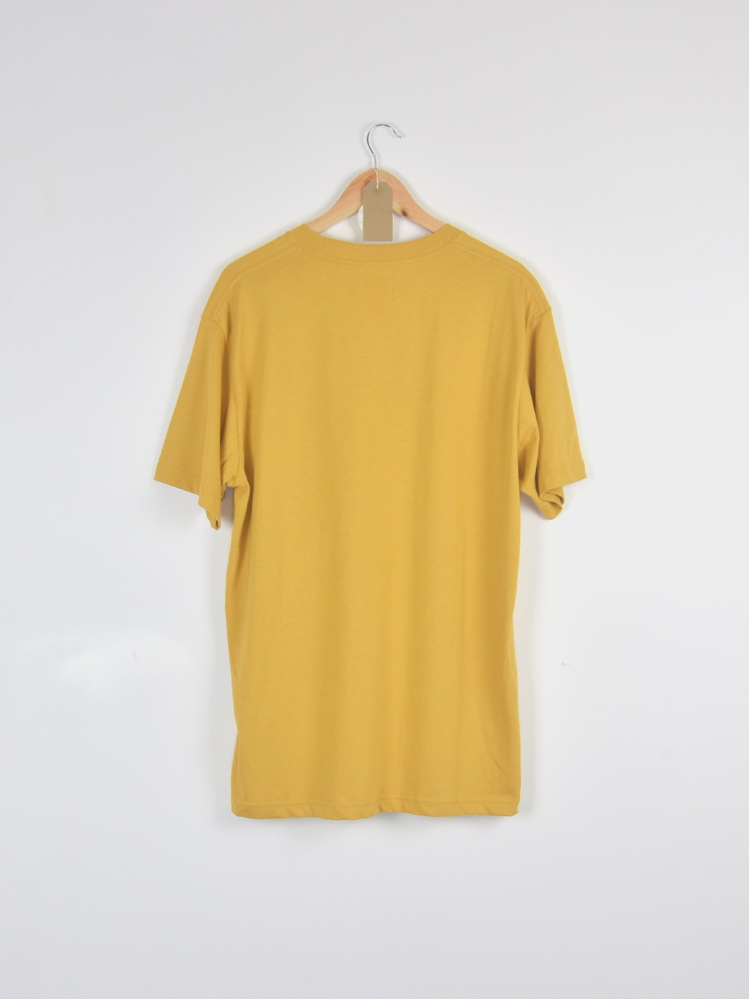 Dc shoes - star tee shirt - yellow mustard yellow t-shirt
