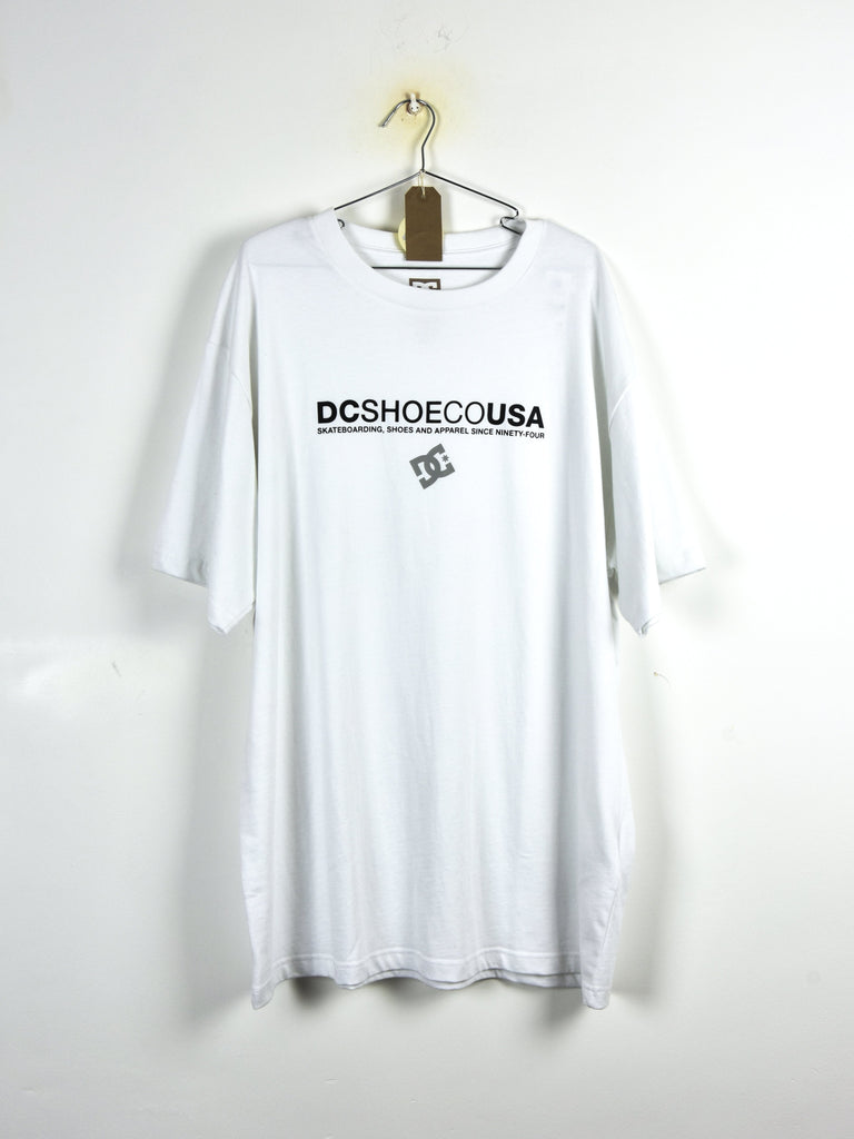 Dc shoes - super tour tee shirt - white t grind supply company uk