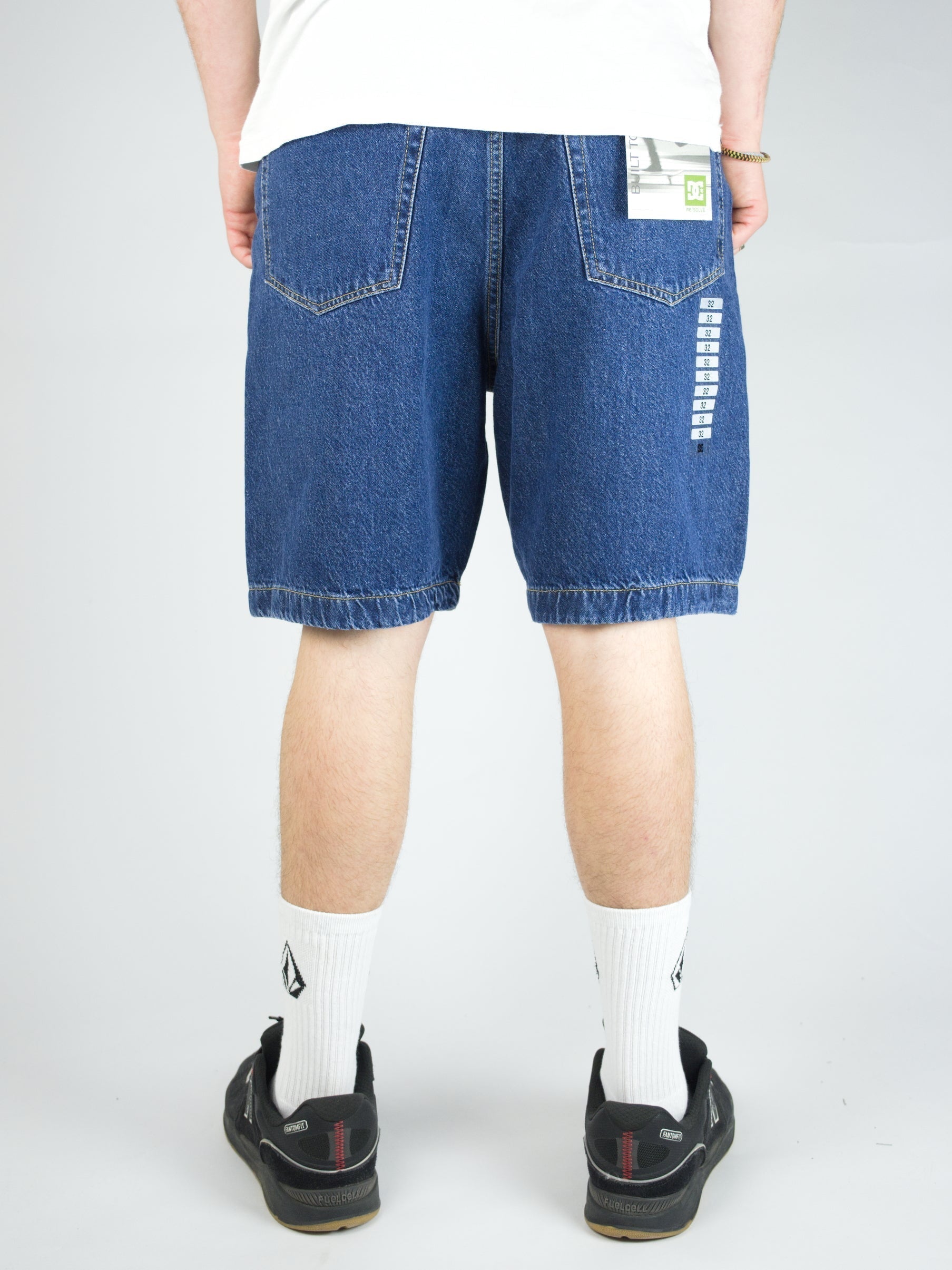 Dc shoes - worker baggy 22’’ shorts - denim carpenter for men