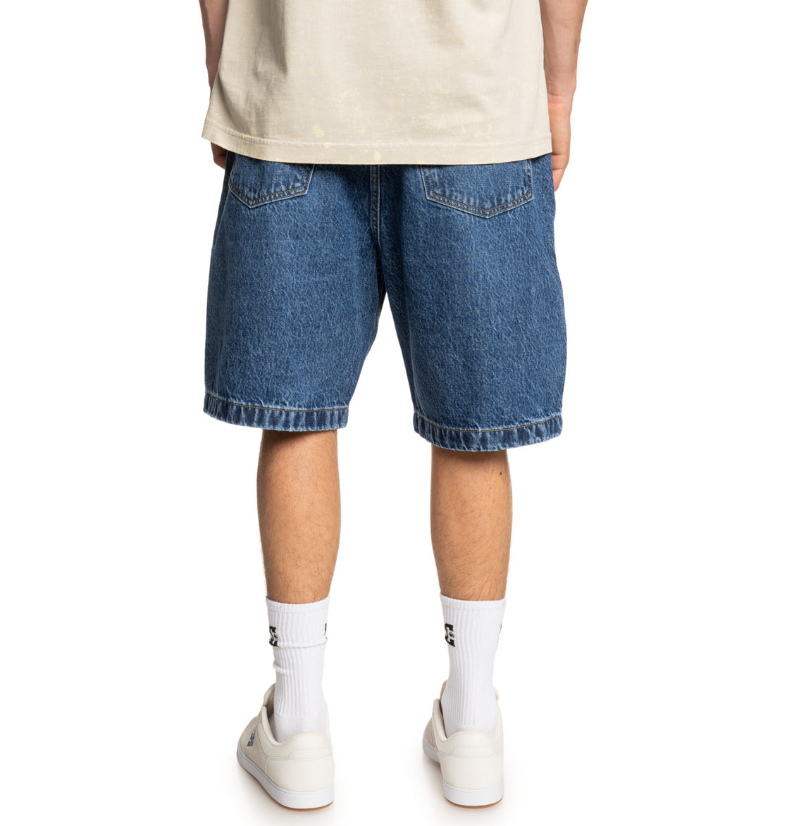 Dc shoes - worker baggy 22’’ shorts - denim carpenter for men