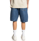 Dc shoes - worker baggy 22’’ shorts - denim carpenter for men