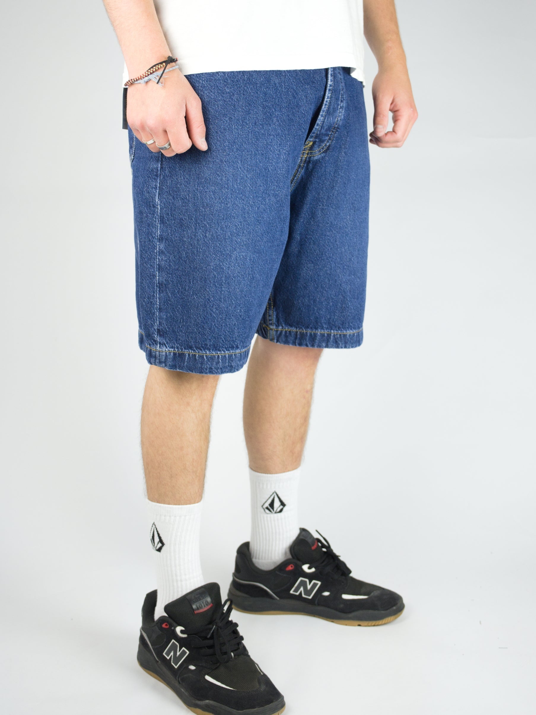 Dc shoes - worker baggy 22’’ shorts - denim carpenter for men