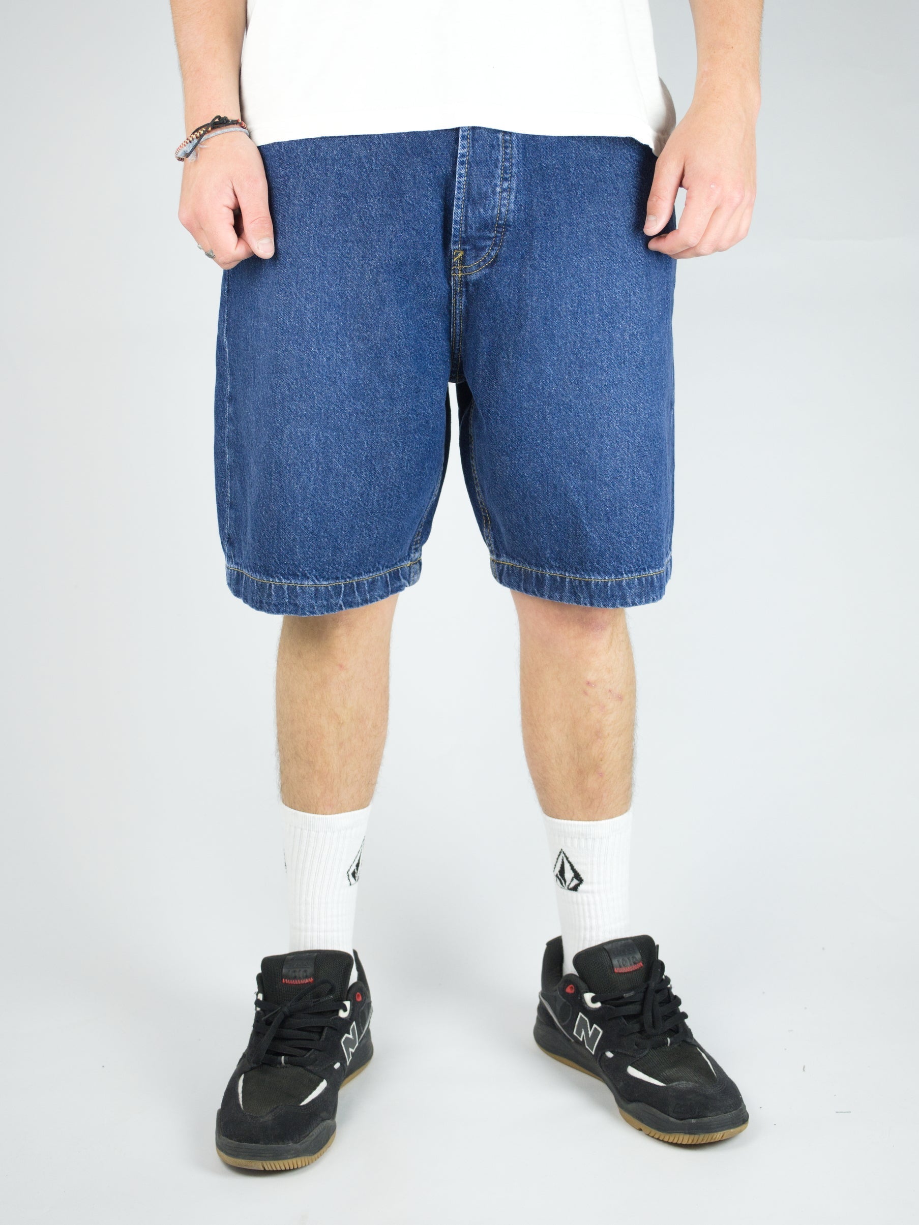 Dc shoes - worker baggy 22’’ shorts - denim carpenter for men