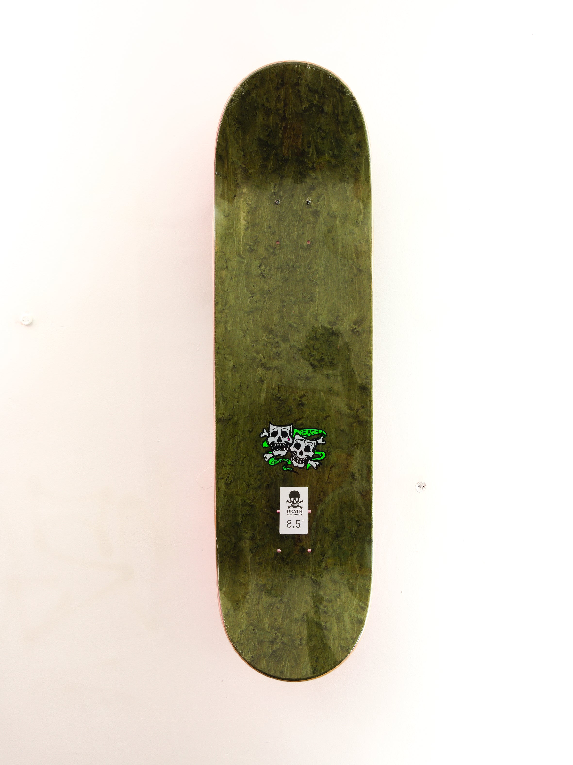 Death skateboards ‘charlie spelzini’ interchangeable’ 8.50 x 32.00 14.25