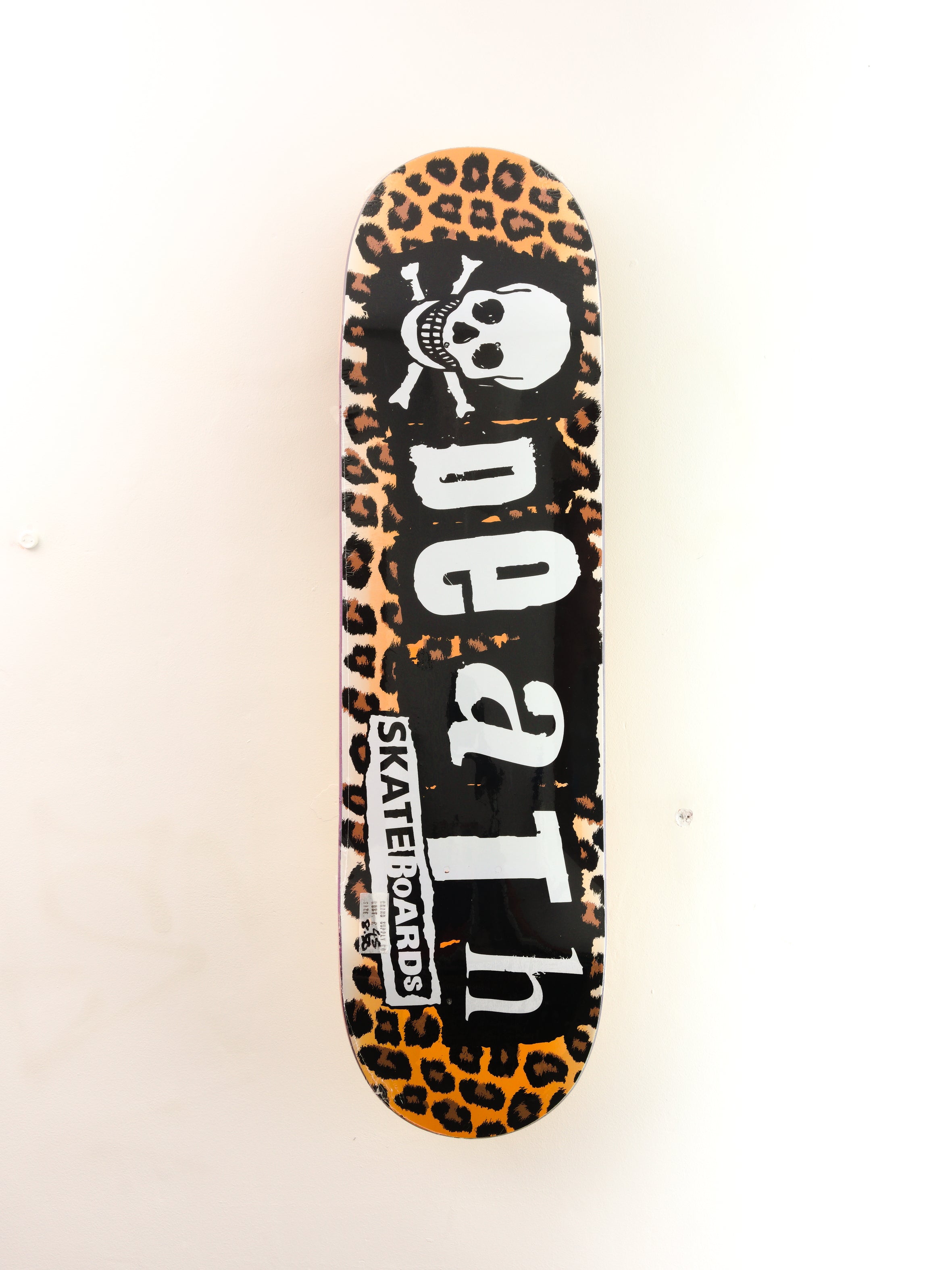 Death skateboards - ‘tartan punk’ skateboard deck - 8.50 x 32.00 14.25