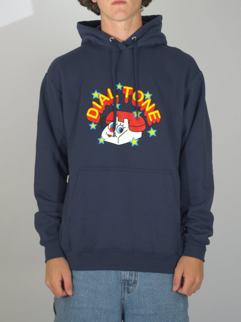 Dial Tone Wheel Co - Chatter Hoodie Navy Blue Fast Shipping Grind Supply Online Skateboard Shop