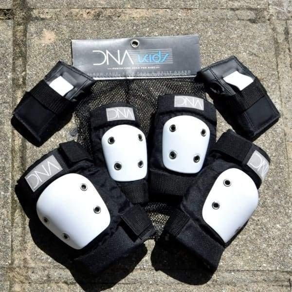 Dna Protection - Kids Full Pad Set - Black Fast Shipping - Grind Supply Co - Online Skateboard Shop