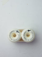 Fast skateboard wheel co - whippets- 56mm 83b wheels two white skateboard