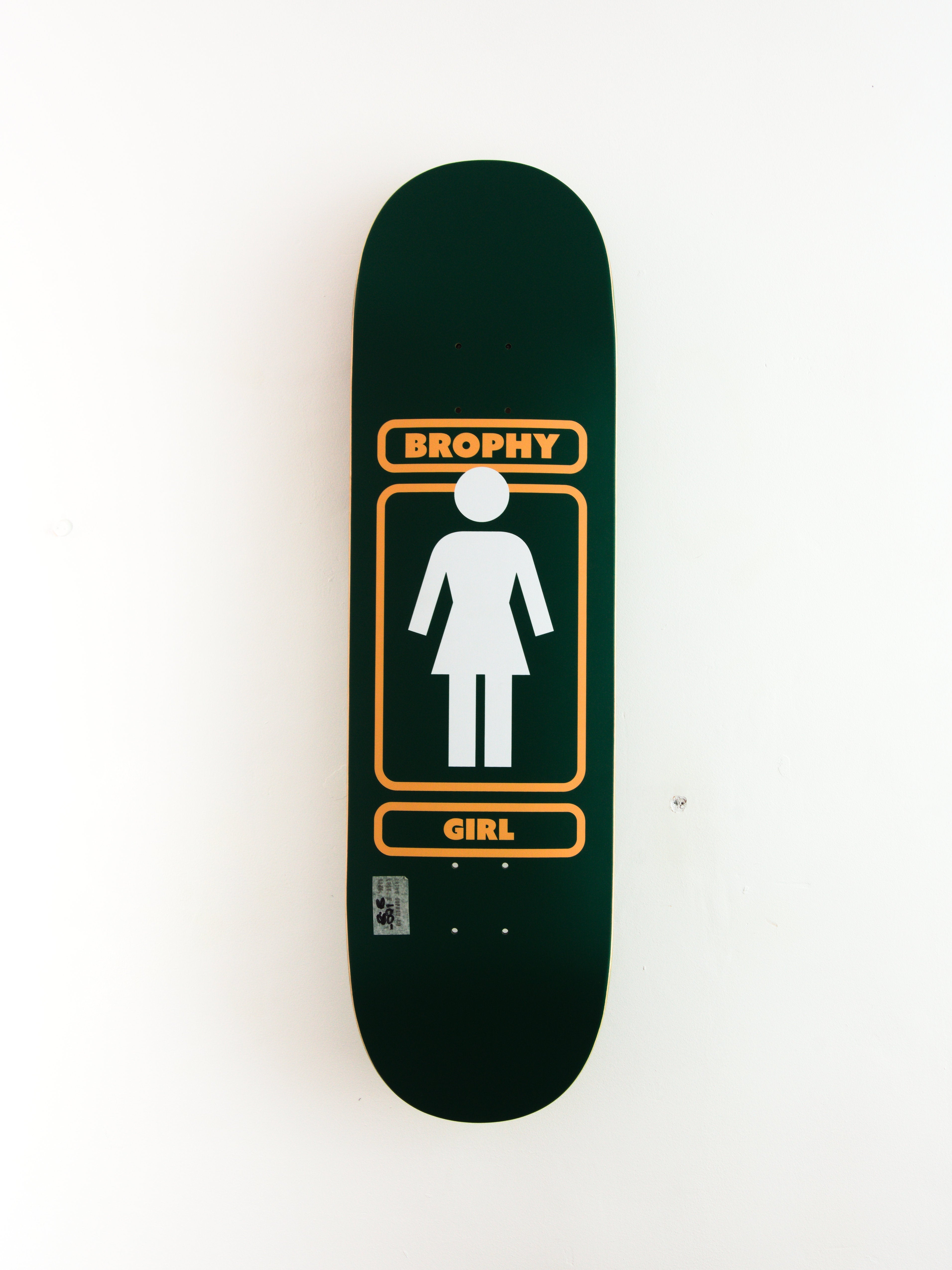 Girl skateboards - 93 til pop secret skateboard deck - andrew brophy 8.8 khaki green