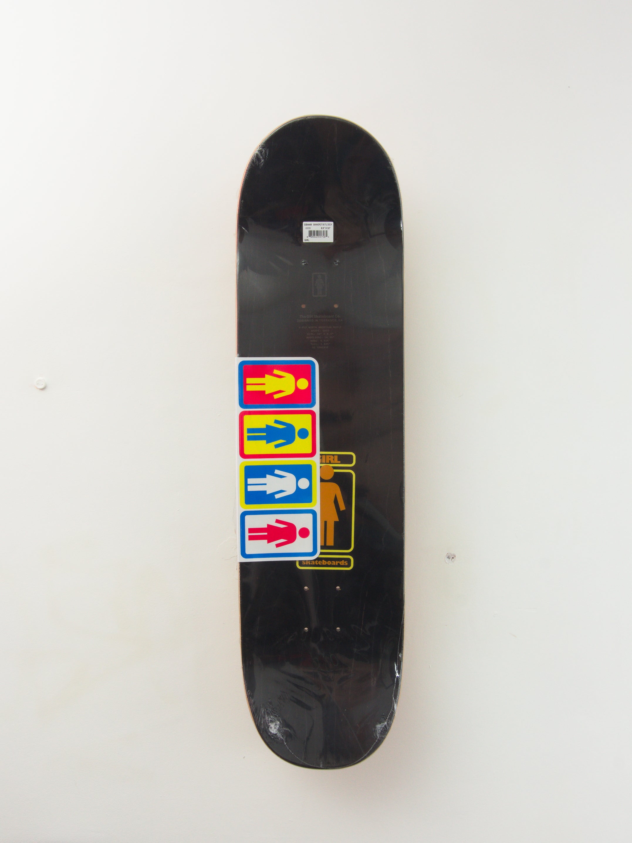 Girl skateboards - 93 til simon bannerot pro skateboard deck - 8.50 mustard yellow