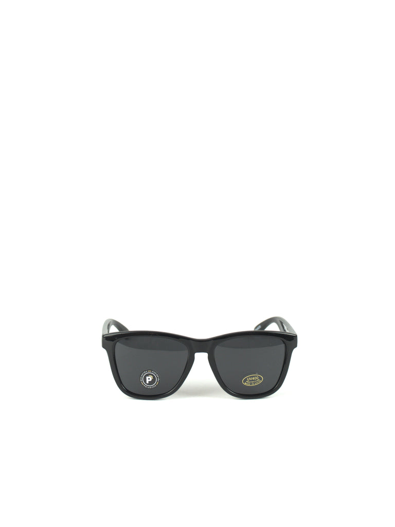 Glassy Deric Polarized sunglasses in black with dark lenses for optimal sun protection