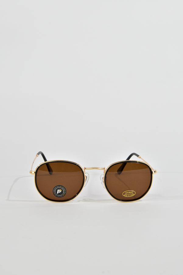 Glassy - Hudson - Polarized - Black / Brown Sunglasses Fast Shipping - Grind Supply Co - Online Skateboard Shop