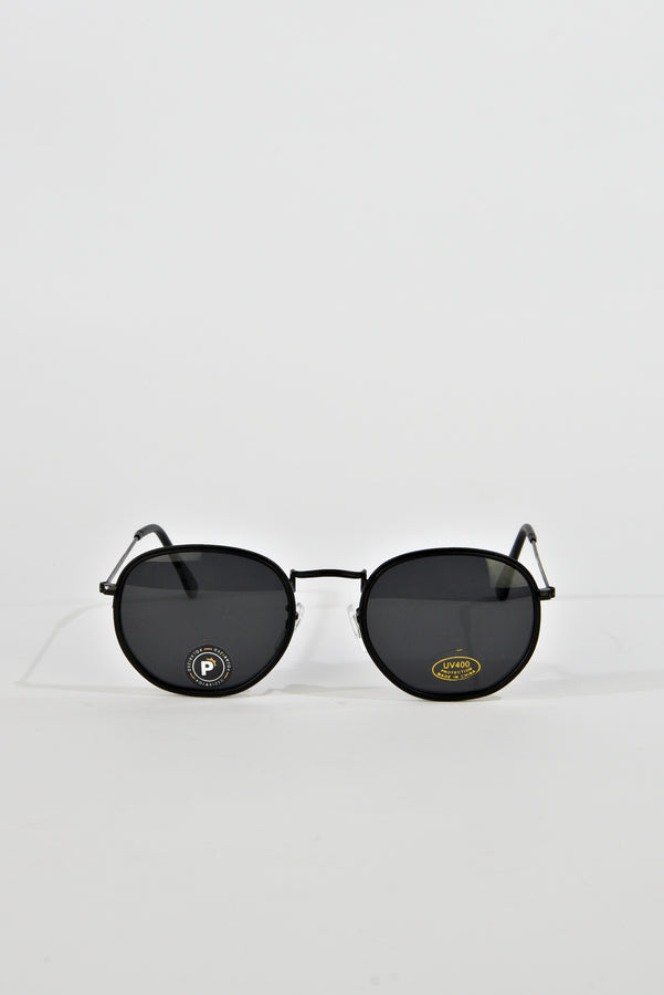 Glassy - Hudson - Polarized - Matte Black Sunglasses Fast Shipping - Grind Supply Co - Online Skateboard Shop